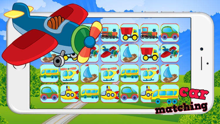 Matching Cars Trains & Trucks Puzzles