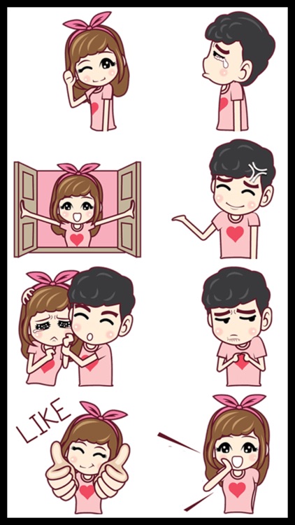 Love Couple Sticker Pack screenshot-4