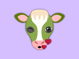 Saint Patrick's Day Cow Emoji Stickers