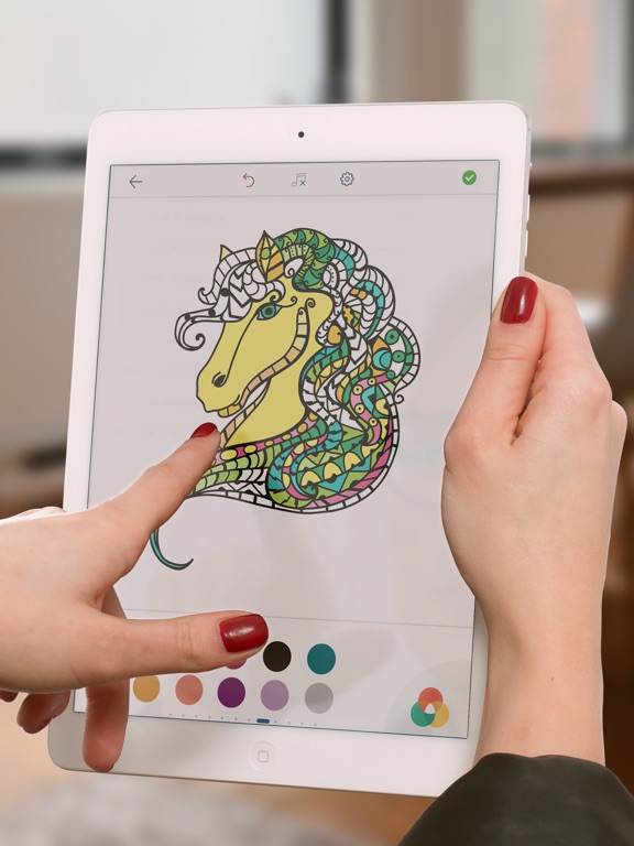 Screenshot #4 pour Dessins de Coloriage Cheval