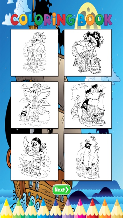 Pirate Coloring Book - Activities for Kids