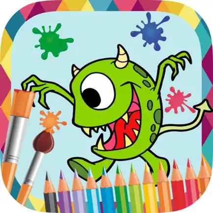 Monsters and robots to paint - coloring book Cheats