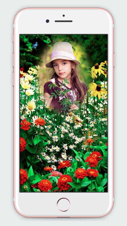 Beautiful Flower Photo Frame - Rose Frame Effects