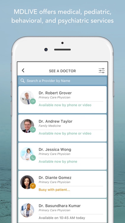 MDLIVE: Talk to a Doctor 24/7