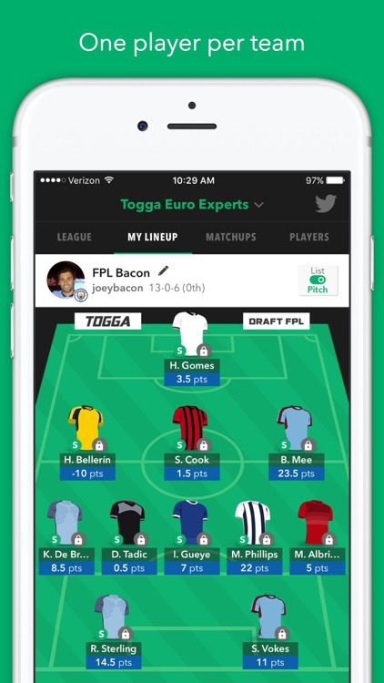Togga - Draft Fantasy Soccer for Premier League screenshot-3