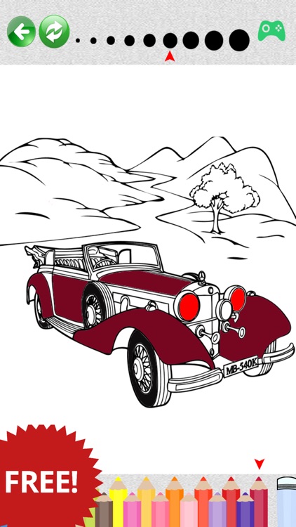 Supercars coloring page For kids