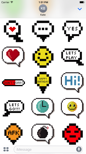 Animated Pixel Messages Stickers(圖4)-速報App