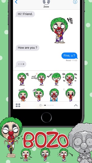 BOZO Stickers for iMessage(圖2)-速報App