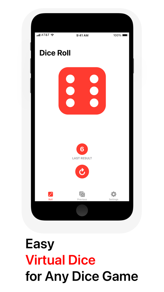 Dice Roll - App by Vicki Partridge