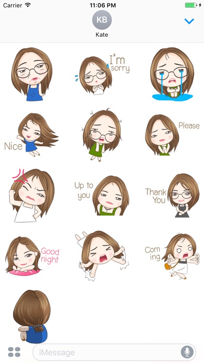 Daisy The Sweetest Girl English Stickers