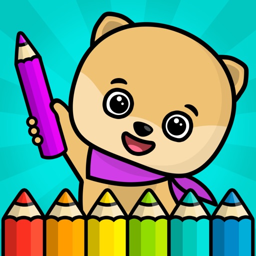 Kids coloring book - games for boys and girls free