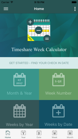 Timeshare Week Calculator Pro(圖1)-速報App