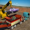 Monster Car Crusher Crane: Garbage Truck Simulator