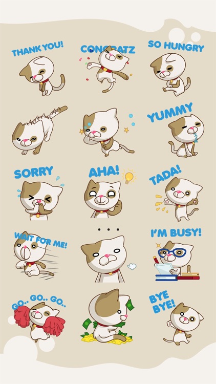 Choco Cat Animated Sticker