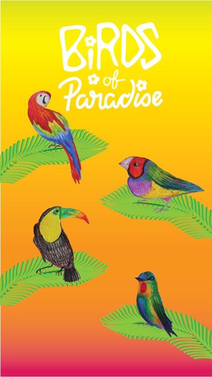 Birds of Paradise Sticker Pack