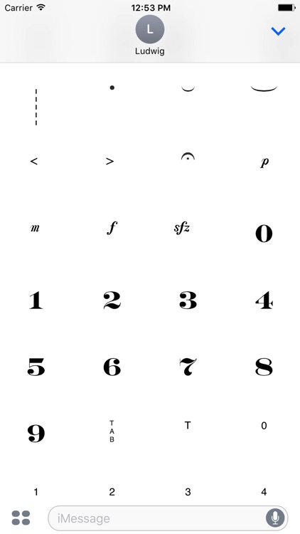 Music Notation Stickers for iMessage screenshot-3