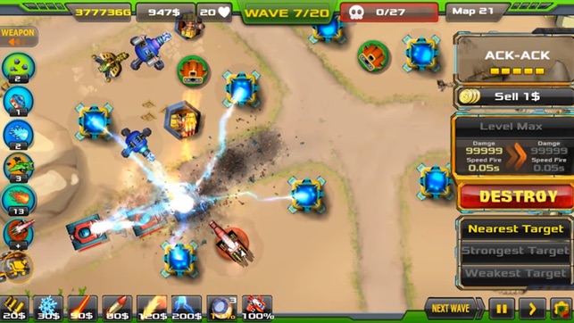 Tower Defense: Alien War TD(圖1)-速報App