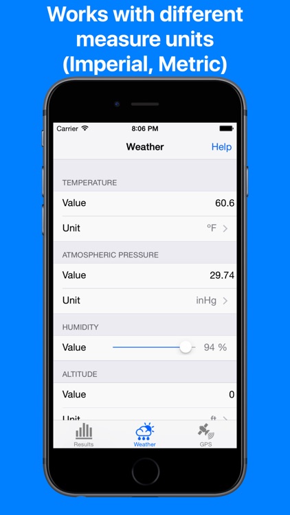 Air Density Meter & Density altitude calculator