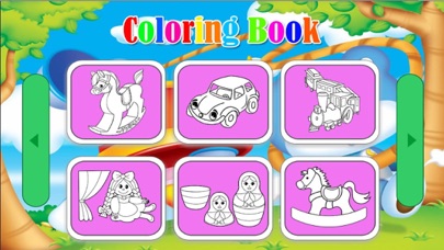 How to cancel & delete Dream dolls and toys coloring for kindergarten from iphone & ipad 2