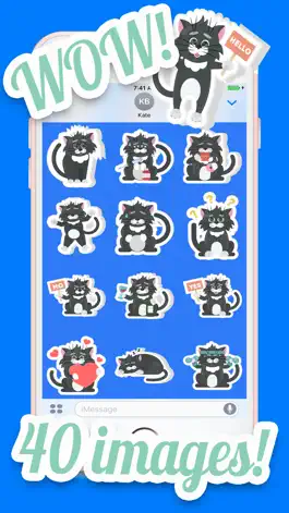 Game screenshot Adorable Cat Sticker Pack apk