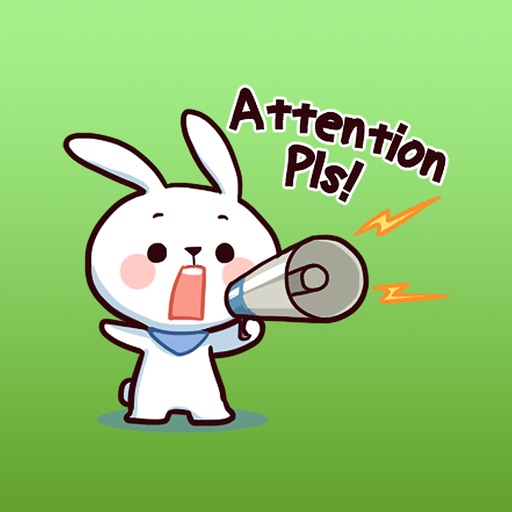 Damon The Funniest Bunny English Stickers iOS App