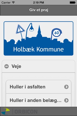 Giv et praj Holbæk Kommune screenshot 2