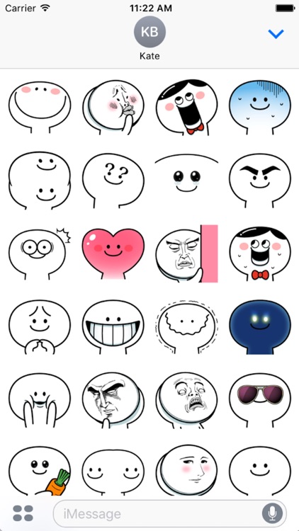 Smile Face Sticker