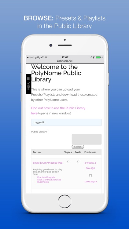 PolyNome: Metronome, Drum Machine, Practice Log screenshot-3