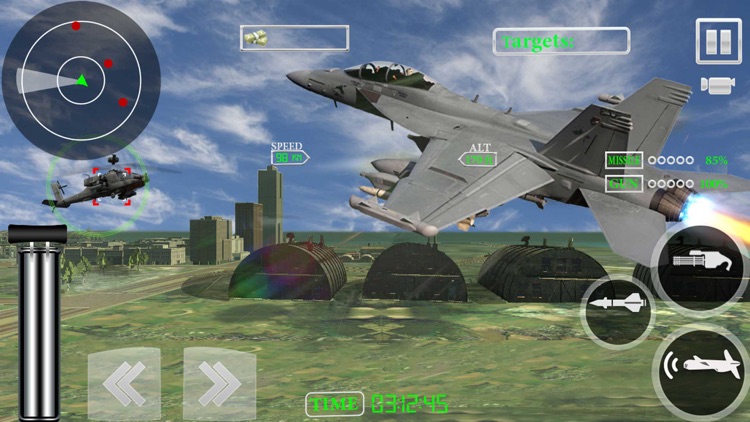 Jet Fighter Air Battle - Sky War Game screenshot-3