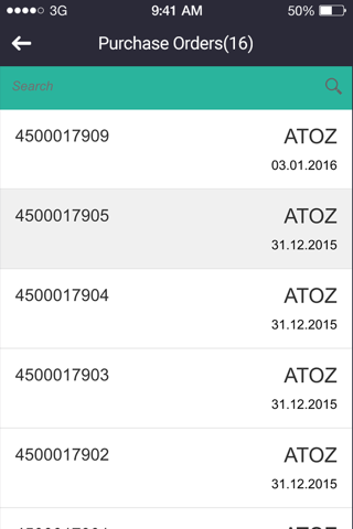 Purchase Order Approvals screenshot 2