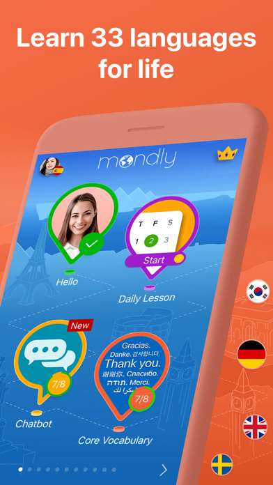 Mondly: Learn 33 Languages