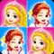 Icon Princess matching pairs games for girls