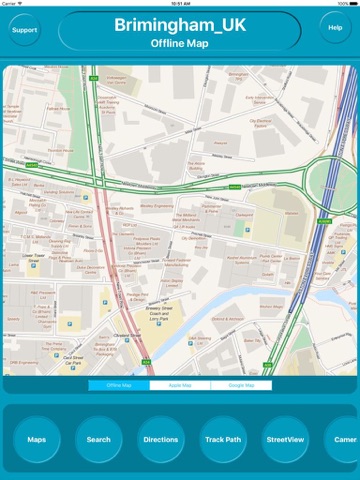 Brimingham UK Offline Map Navigation GUIDE - náhled