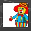 Icon Clown Coloring Book App