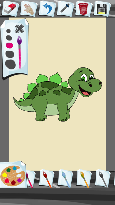 How to cancel & delete Dinosaur Coloring Book App from iphone & ipad 4