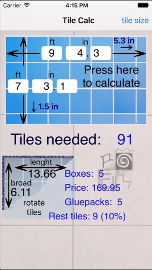 Tile Calc(圖1)-速報App