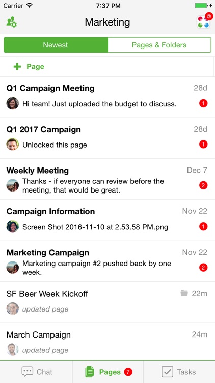 Samepage: Team Collaboration & Work Management