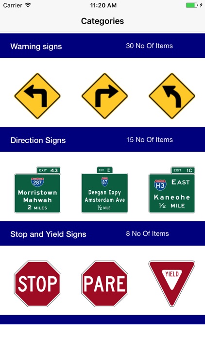 US Road Traffic Signs