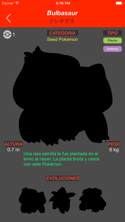 Dex Dex para Pokemon