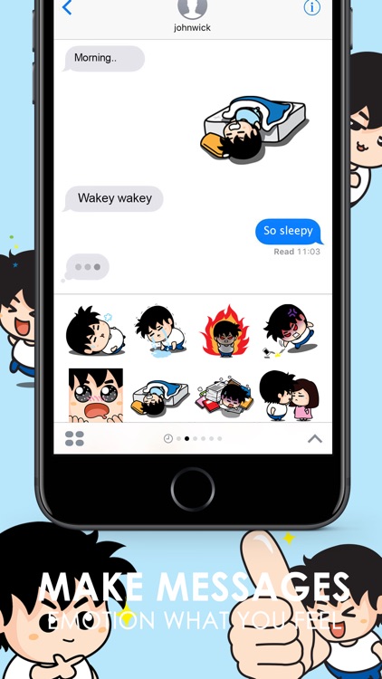 AGAPAE Stickers Emoji Keyboard By ChatStick screenshot-3