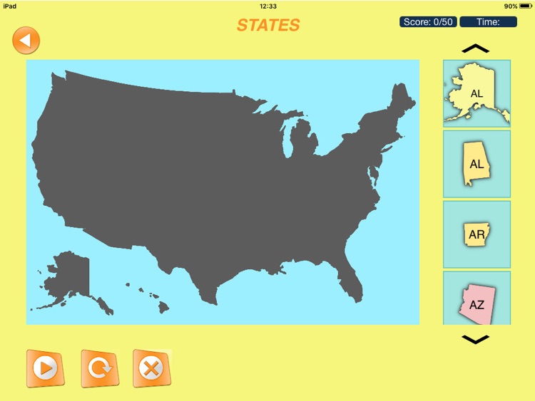 USA Geography Game