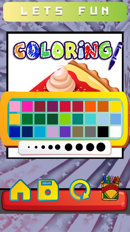 Food Coloring Pages Drawing Painting for all Kids screenshot-4