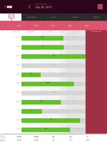 mHealthGenie - Nutrition App screenshot 4