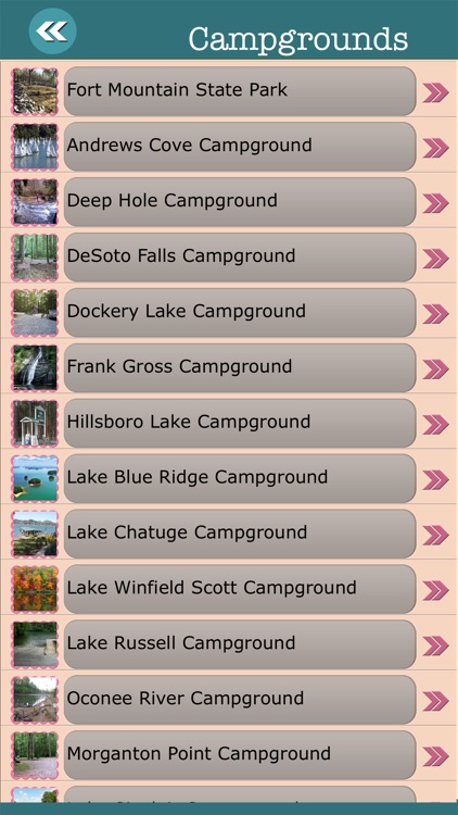 Georgia State Campgrounds & Hiking Trails