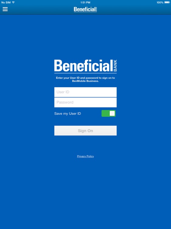 BenMobile Business for iPad