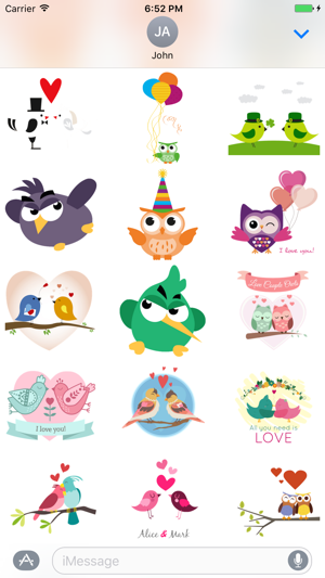 Love Birds - Fc Sticker(圖1)-速報App