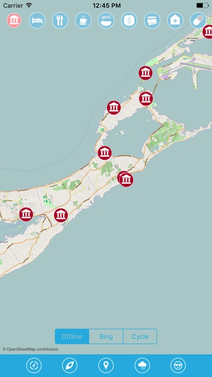 Bermuda Island Offline Travel Map Guide