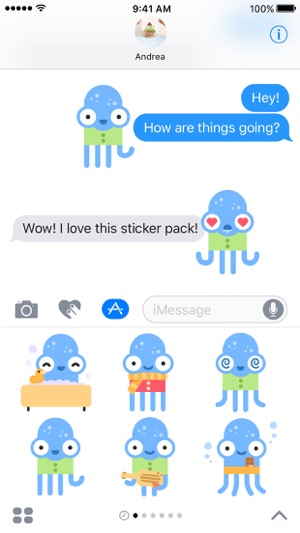 Eliot – Funny Octopus Stickers(圖4)-速報App