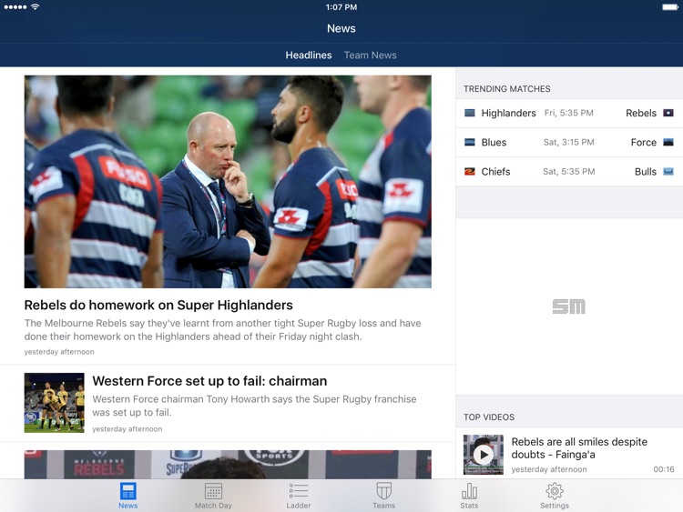 Union Live for iPad