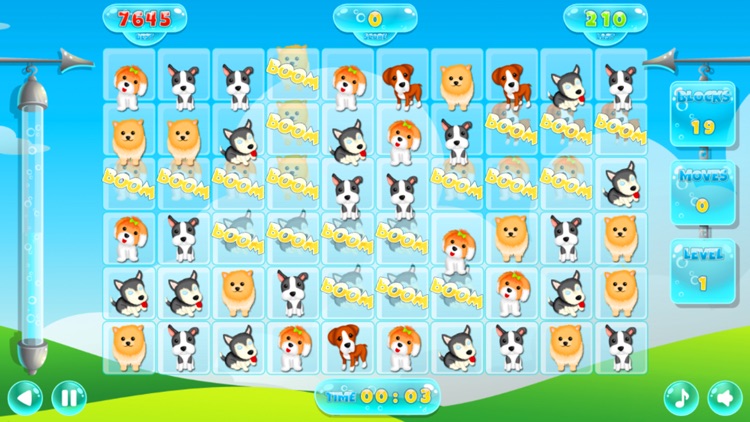 Pet Buddies Dog Family - Fun Match 3 Games